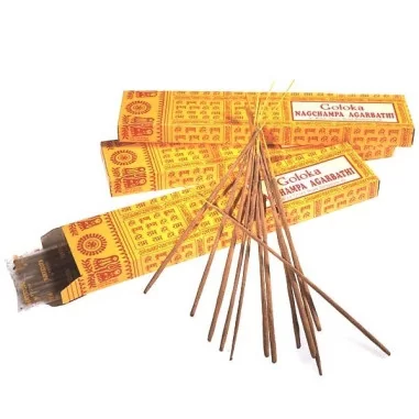 Goloka Nag Champa Räucherstäbchen 15 g