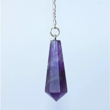 Stabpendel Sechskant 40mm - Amethyst