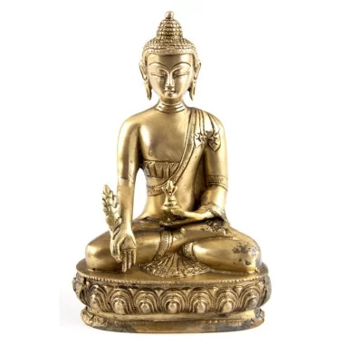 Medizinbuddha 20cm Messing