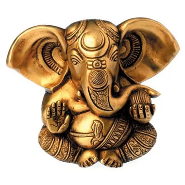 Ganesha 13cm Messing