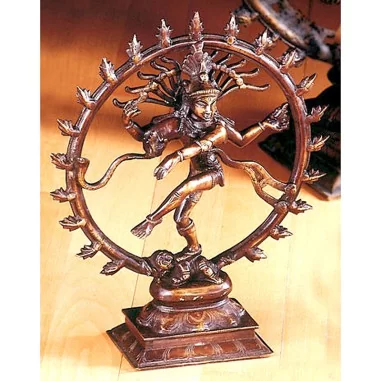 Shiva Nataraj 28cm Messing