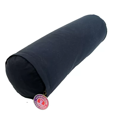 Yoga Bolster rund - dunkelblau