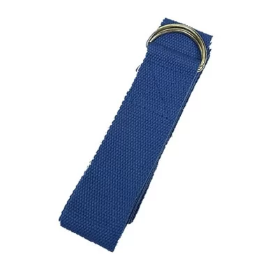 Yogagurt mit D-Ring Schnalle - blau