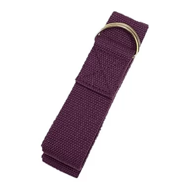 Yogagurt mit D-Ring Schnalle - violett