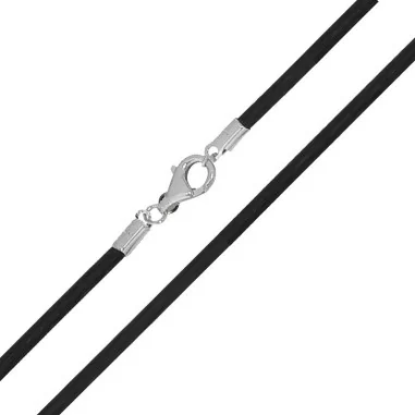 Kautschukband schwarz 3mm