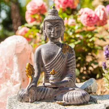 Medizin Buddha Statue 15,5cm