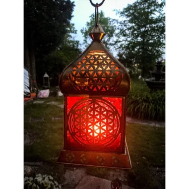 Orientalisches Licht Blume des Lebens gold