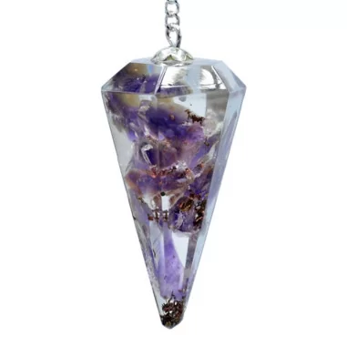 Amethyst 40mm Orgonpendel