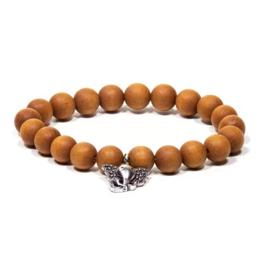 Mala Armband Sandelholz Ganesha