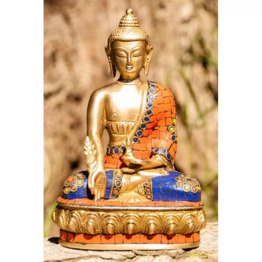 Medizin Buddha mit Steinen 22cm