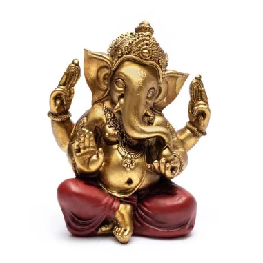 Ganesha Statue goldfarben