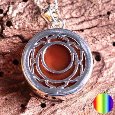 Sakral-Chakra Kette mit Carneol