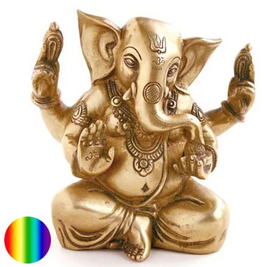 Ganesha 14,5cm Messing