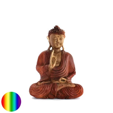 Handgeschnitzter Buddha 32cm Soar Holz