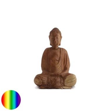 Buddha Statue Hände im Schoss 22cm