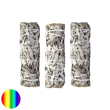 Weisser Salbei 3x25g Smudge Stick - Räucherwerk