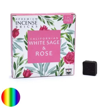 Aromafume Weihrauchblöcke Weisser Salbei & Rose