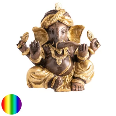 Ganesha - Turban Messing - 15cm