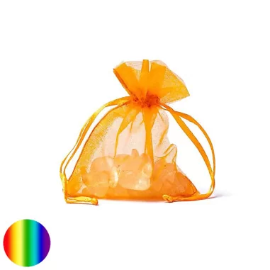 Organza Täschchen 7x9cm - orange