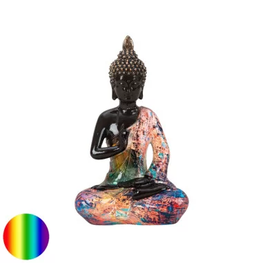 Buddha Statue - bunt 26cm