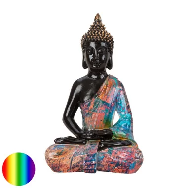 Buddha Statue - bunt 39cm