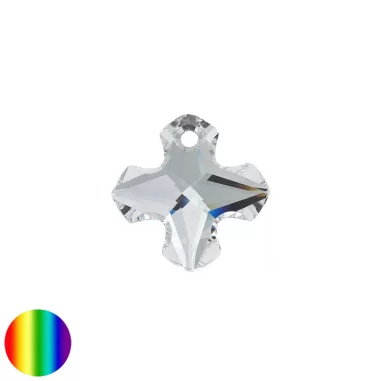 Regenbogen-Kristall Griechisches Kreuz 18mm bleifrei Swarovski